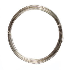 1.25mm Non Tarnish Silver Plated Wire – 3 meters