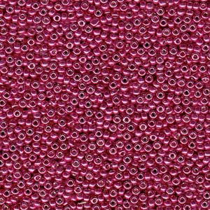 11/0 Miyuki Seed Beads - 25g Bag – Duracoat Galvanised Lt Cranberry – Colour 4211