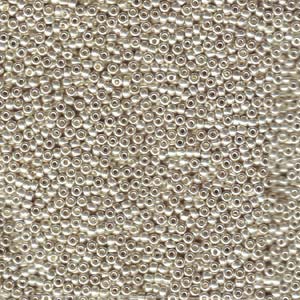 11/0 Miyuki Seed Beads - 25g Bag – Galvanised Silver – Colour 1051