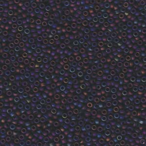 11/0 Miyuki Seed Beads - 25g Bag - Matte Purple Iris - Colour 2014