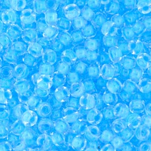 15/0 Miyuki Seed Beads - 5g Bag - Luminous Ocean Blue - Colour 4300