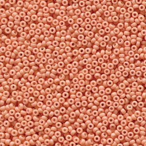 11/0 Miyuki Seed Beads - 25g Bag – Duracoat Opaque Dyed Baby Pink - Colour 4461