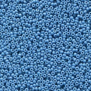 11/0 Miyuki Seed Beads - 25g Bag – Duracoat Opaque Dyed Dark Blue – Colour 4485
