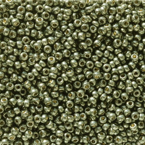 11/0 Miyuki Seed Beads - 25g Bag – Duracoat Galvanised Dark Steel - Colour 5112