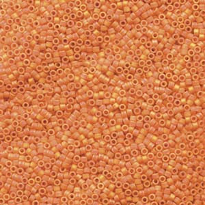11/0 – Miyuki Delica - 5g Bag – Matte Opaque Mandarin AB – DB1593