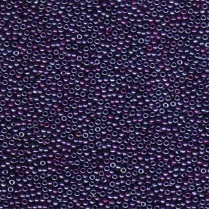 15/0 Miyuki Seed Beads - 5g Bag – Metallic Midnight Purple - Colour 1899