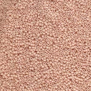15/0 Miyuki Seed Beads - 5g Bag – Matte Opaque Blush - Colour 2023
