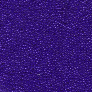 15/0 Miyuki Seed Beads - 5g Bag – Opaque Dark Blue – Colour 414