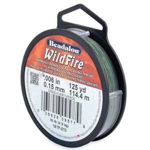 Wildfire 0.15mm Diameter - 125 Yard Spool - Green