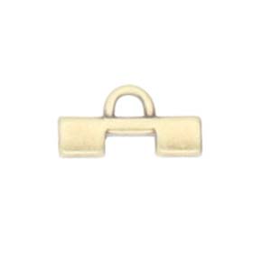 Soros 2 - Tila Bead Ending - Antique Brass - Pack of 2