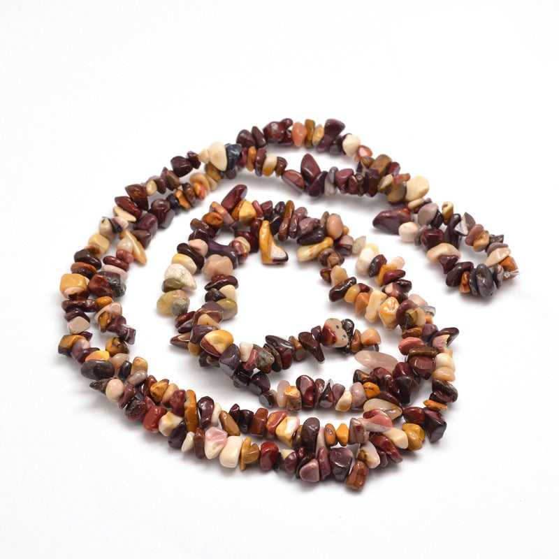 5x8mm Natural Mookite Gemstone Chip Strand - 80cm Strand
