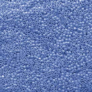 11/0 – Miyuki Delica - 5g Bag – Opaque Cyan Blue Luster – DB1569