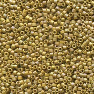 11/0 – Miyuki Delica - 5g Bag – Glazed Opaque Glaze Rainbow Pistachio – DB2303