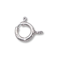 6mm Spring Ring – Sterling Silver Finding
