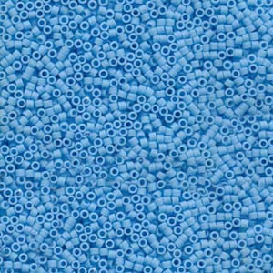 11/0 – Miyuki Delica - 5g Bag – Matte Opaque Light Blue – DB0755
