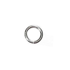 STERLING Silver - 6mm Open Jump Rings – 22 gauge - Medium Weight - Per Piece