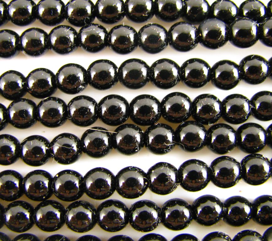3mm Czech Glass Pearl - Pack of 100 – 70409 – Black