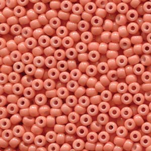 8/0 Miyuki Seed Beads - 25g Bag - Duracoat Opaque Dyed Light Pink - Colour 4462