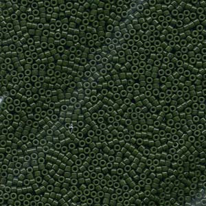 11/0 – Miyuki Delica - 5g Bag – Dyed Opaque Forest Green – DB0663