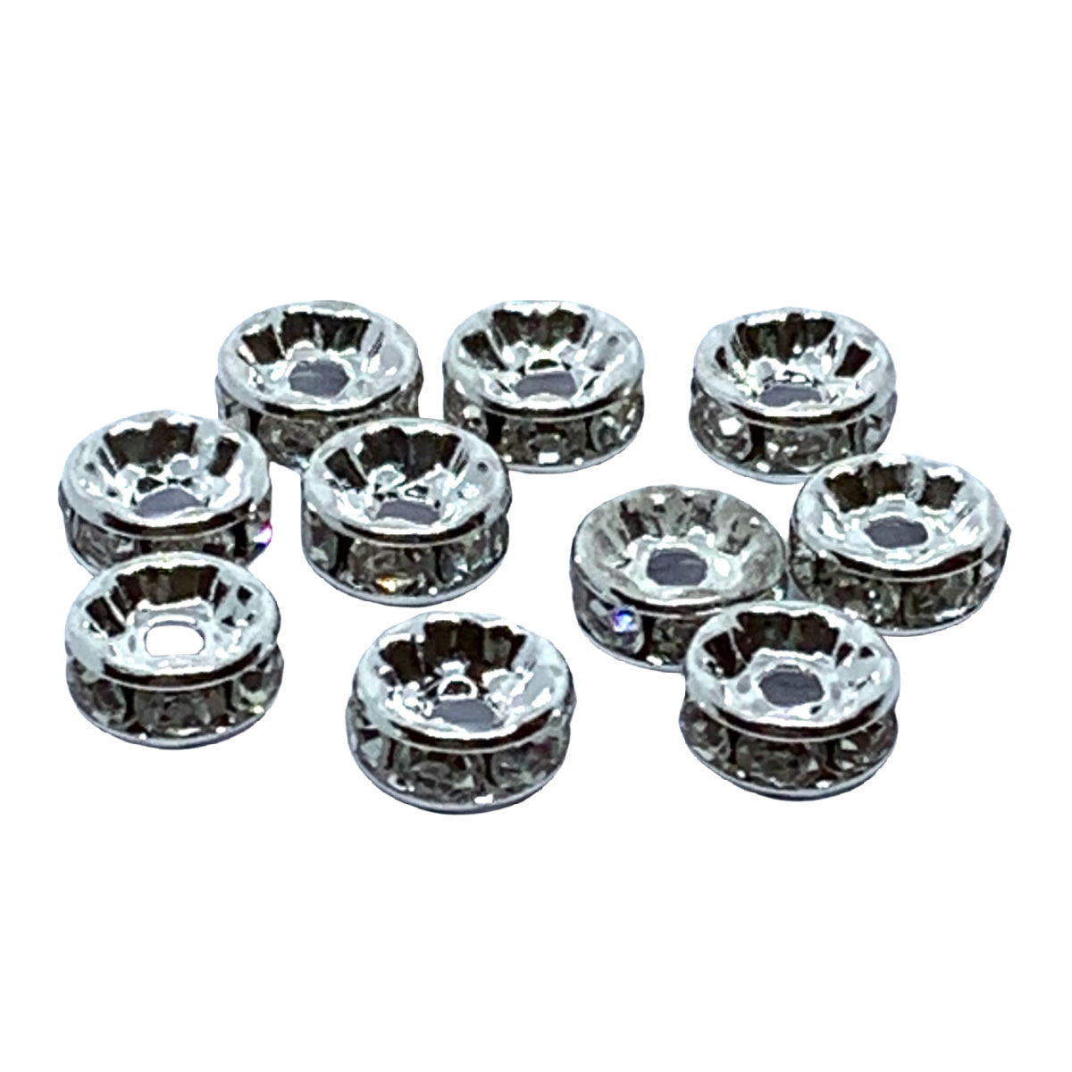 Crystal Rondelle 8mm – Pack of 10