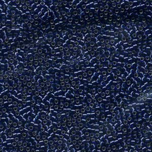 11/0 – Miyuki Delica - 5g Bag – Silver Lined Montana – DB0183