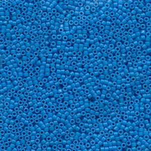 11/0 – Miyuki Delica - 5g Bag – Dyed Opaque Capri Blue – DB0659