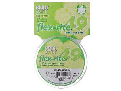Flex-rite 49 Strand - Clear - 9.1 Meters - 0.6mm