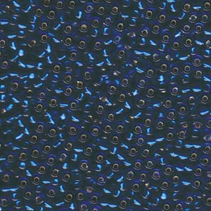 8/0 Miyuki Seed Beads - 25g Bag – Silver Lined Capri Blue - Colour 25