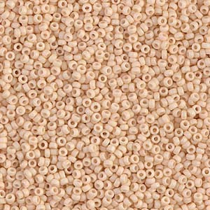 11/0 Miyuki Seed Beads - 25g Bag – Matte Dark Cream - Colour 2022