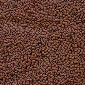 11/0 – Miyuki Delica - 5g Bag – Dyed Matte Opaque Sienna – DB0794