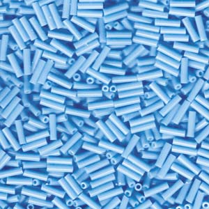6mm Miyuki Bugle Beads 10g – Opaque Turquoise Blue - 413
