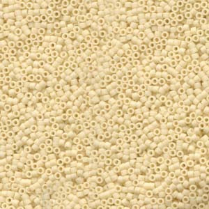 11/0 – Miyuki Delica - 5g Bag – Matte Opaque Cream – DB0762