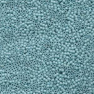 11/0 – Miyuki Delica - 5g Bag – Matte Metallic Light Aqua – DB0375