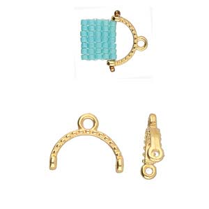 Skaloti – 11/0 Seed Bead Ending – 24k Gold Plated – Pack of 2