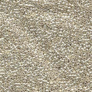 11/0 – Miyuki Delica – 50g Bag - Galvanised Silver – DB0035 Wholesale