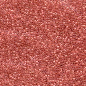 11/0 – Miyuki Delica - 5g Bag – Lined Rose Pink AB – DB0070