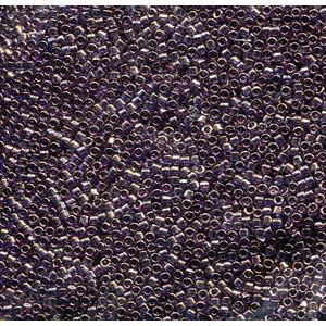 11/0 – Miyuki Delica - 5g Bag – Lavender Blue Gold Luster – DB0117
