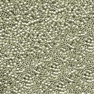 11/0 – Miyuki Delica - 5g Bag – Galvanized Semi Frosted Aloe – DB1181