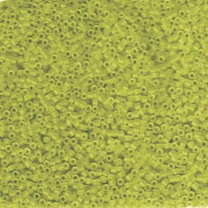 11/0 – Miyuki Delica - 5g Bag – Matte Transparent Lime – DB1266