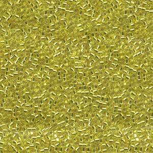 11/0 – Miyuki Delica - 5g Bag – Silver Lined Yellow – DB0145