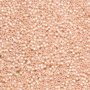 11/0 – Miyuki Delica - 5g Bag – Opaque Lt Peach Ceylon – DB1532