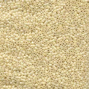 11/0 – Miyuki Delica - 5g Bag – Opaque Cream AB – DB0157