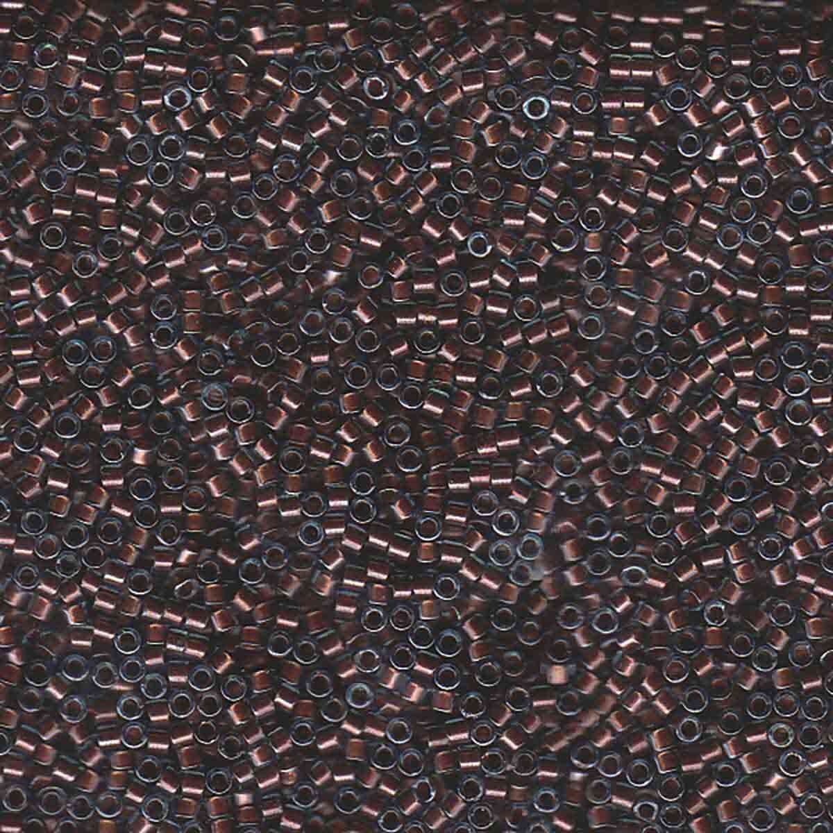 11/0 – Miyuki Delica - 5g Bag - Copper Pearl Lined Aqua – DB1706