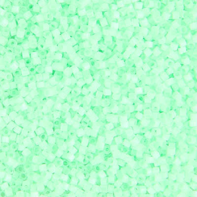 11/0 – Miyuki Delica - 5g Bag – Silk Inside Dyed Mint Green – DB1858