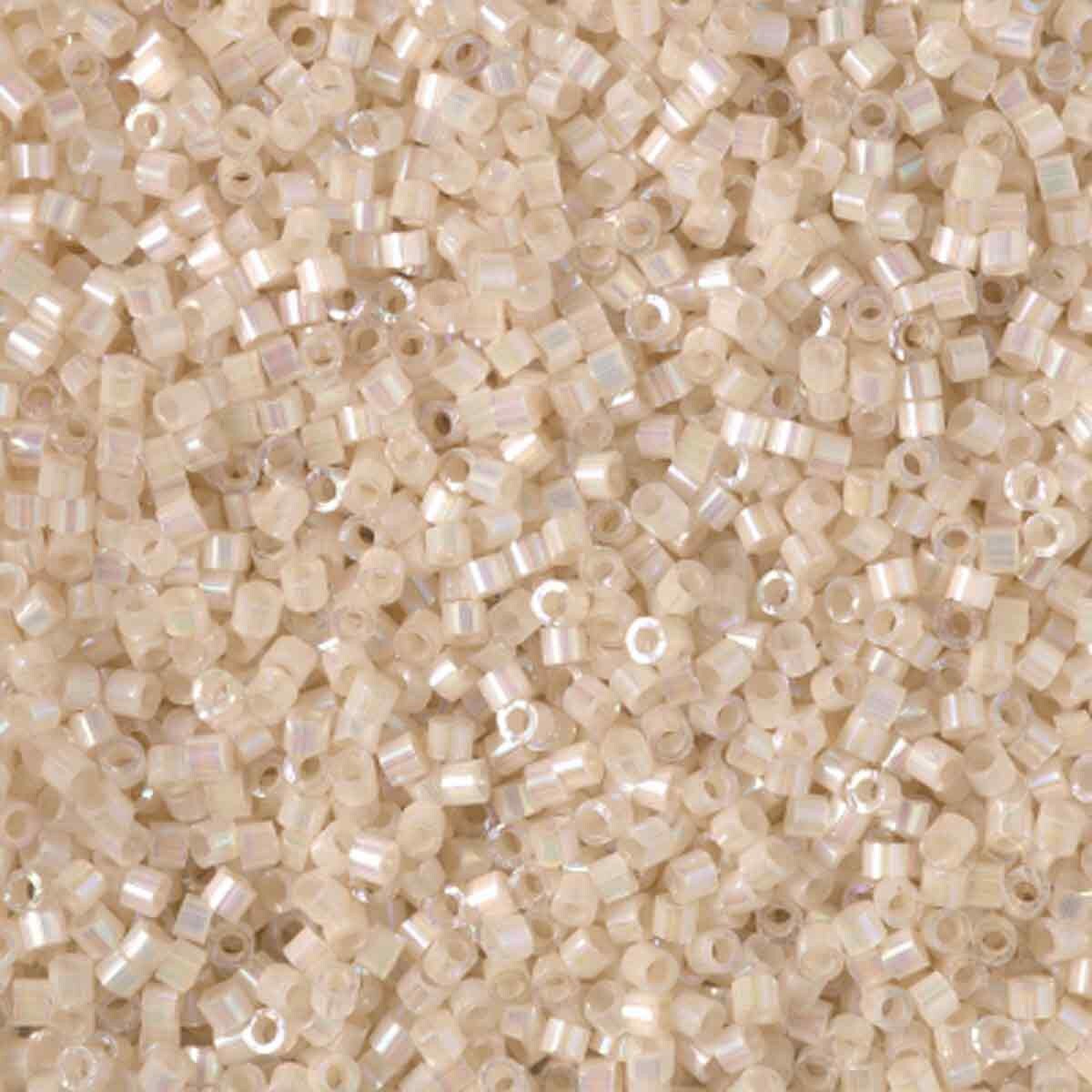 11/0 – Miyuki Delica - 5g Bag - Silk Inside Dyed Pale Apricot AB – DB1874