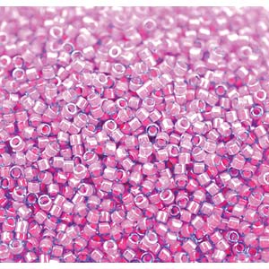 11/0 – Miyuki Delica - 5g Bag – Luminous Pink Taffy – DB2048
