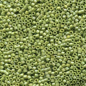 11/0 – Miyuki Delica - 5g Bag – Glazed Opaque Glaze Rainbow Olive – DB2309