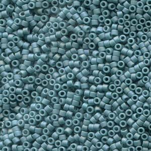 11/0 – Miyuki Delica - 5g Bag – Glazed Opaque Glaze Rainbow Peacock – DB2315