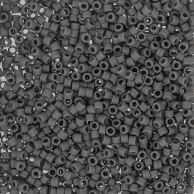 11/0 – Miyuki Delica – 5g Bag - Matte Opaque Charcoal – DB2409