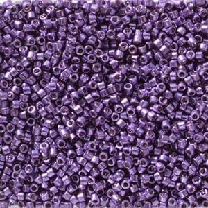 11/0 – Miyuki Delica - 5g Bag – Duracoat Galvanised Dark Lilac – DB2509